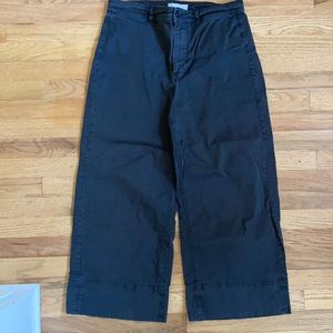 Everlane Wide Leg Lightweight Chino - Black - 10